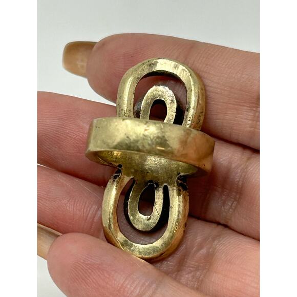 Lucky Brand Gold Tone with Brown Stones - Picture 7 of 11